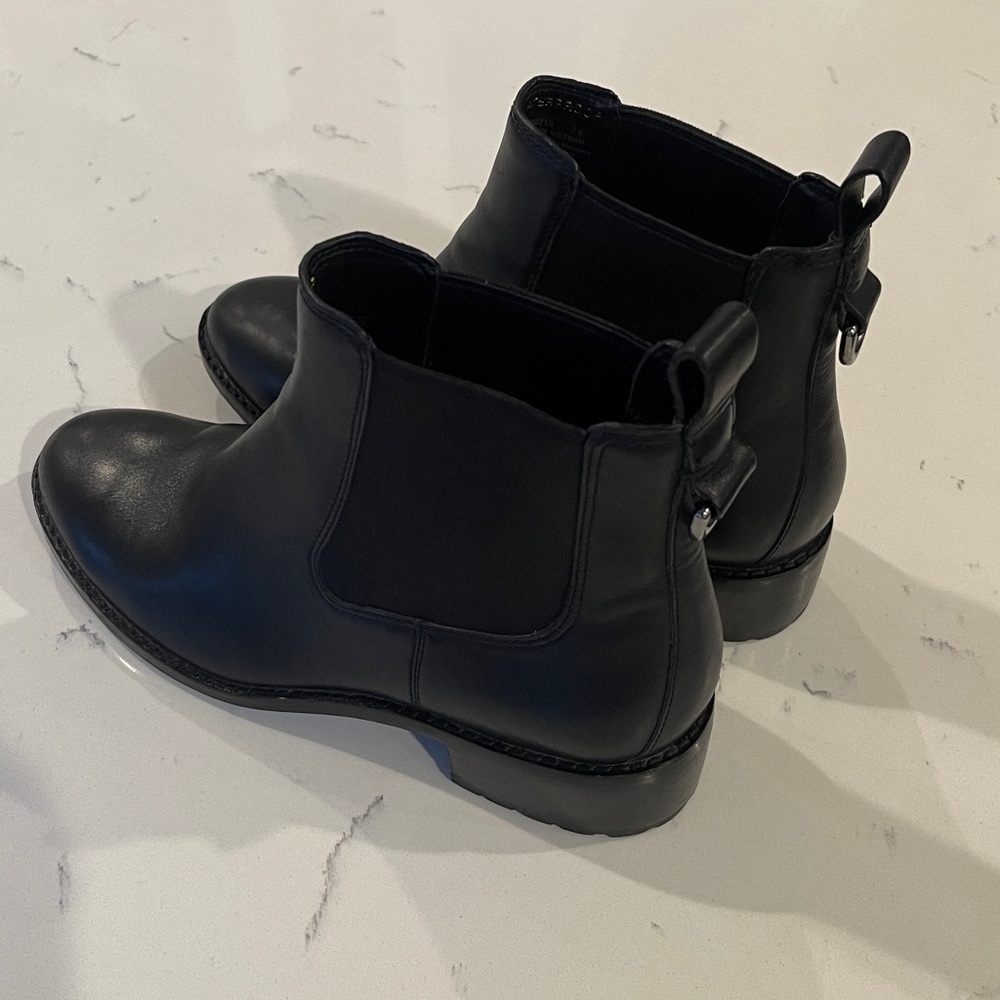 Cole Haan Black Chelsea Rain Boots